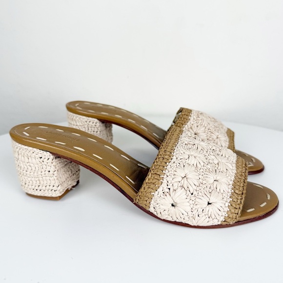 CARRIE FORBES Abdel Raffia Mules - Picture 1 of 14